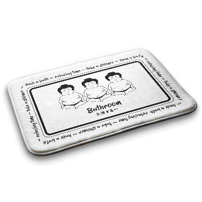 Luxe badmat Sumo worstelaars