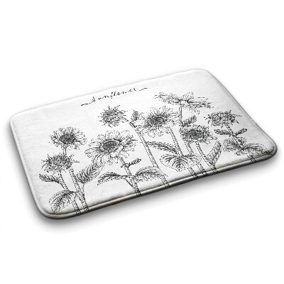 Badkamer mat Zonnebloemen Bloemen