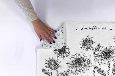 Badkamer mat Zonnebloemen Bloemen