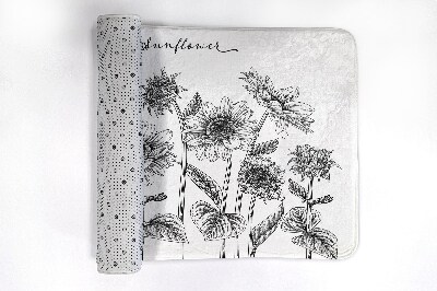 Badkamer mat Zonnebloemen Bloemen