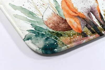 Badkamer mat Vos in de weide