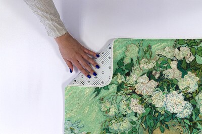 Luxe badmat Van Gogh Rozen