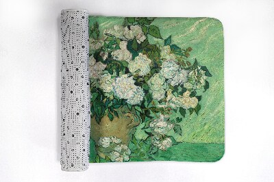 Luxe badmat Van Gogh Rozen