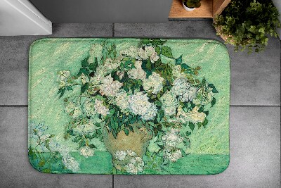 Luxe badmat Van Gogh Rozen