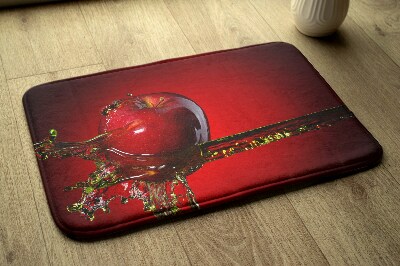 Badkamer mat Rode appel