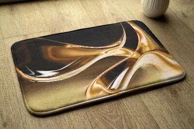 Badmat Gouden abstractie