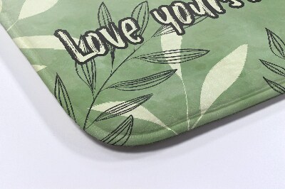 Badmat Aquarelbladeren