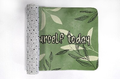 Badmat Aquarelbladeren