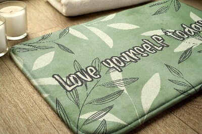 Badmat Aquarelbladeren