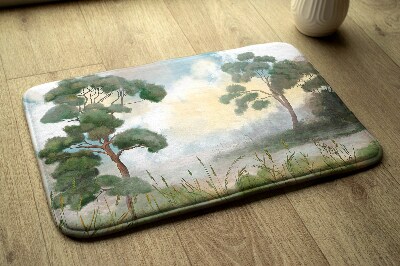 Luxe badmat Landschap Rivier