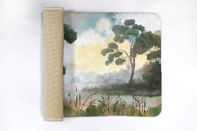 Luxe badmat Landschap Rivier