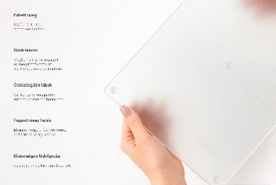 Snijplanken glas rechthoekig halfdoorzichtig