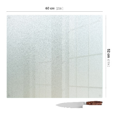 Snijplanken glas rechthoekig halfdoorzichtig