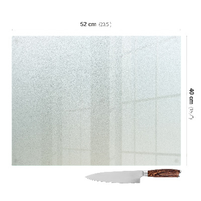 Snijplanken glas rechthoekig halfdoorzichtig