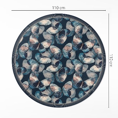 Rond pvc tapijt Vlinders zijn prachtige insecten