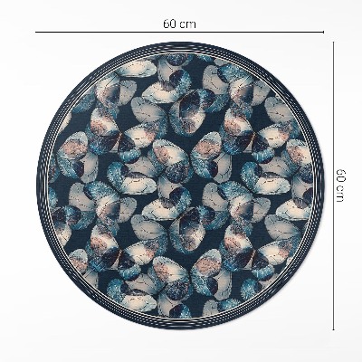 Rond pvc tapijt Vlinders zijn prachtige insecten