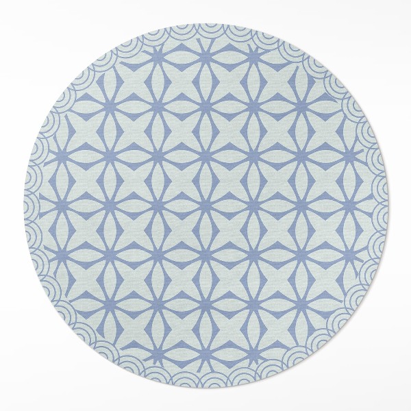 Pvc mat rond Regelmatig decoratief patroon