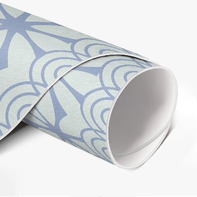 Pvc mat rond Regelmatig decoratief patroon