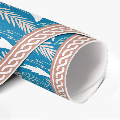 Rond pvc tapijt Verschillende soorten bladeren