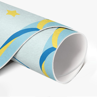 Pvc mat rond Abstractie van iconen en afbeeldingen