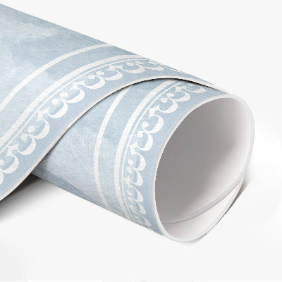 Vinyl vloerkleed rond Aquarel abstracte vlekken