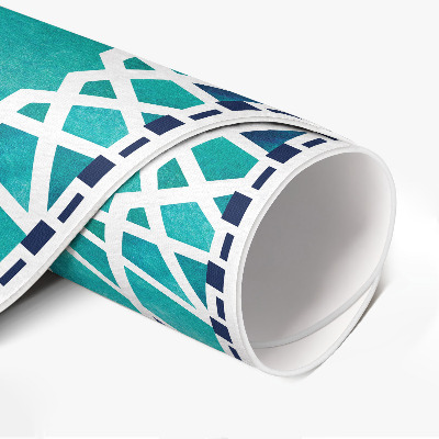 Pvc mat rond Prachtig mozaïek met sterren