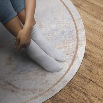 Vinyl vloerkleed rond Stijlvol, modieus en glamoureus marmer