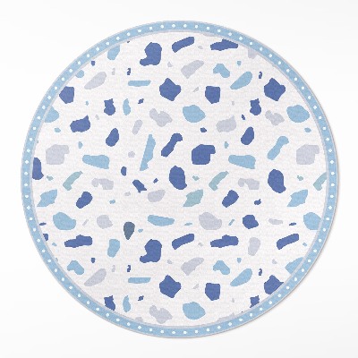 Pvc mat rond Illustratie van decoratief steengoedpatroon