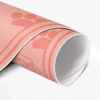 Pvc mat rond Kleine wilde bloemen