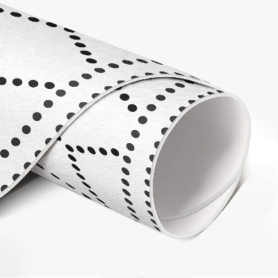 Rond pvc tapijt 3D kubussen moderne stippen