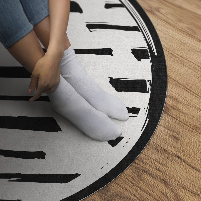 Vinyl vloerkleed rond Minimalistische moderne abstractie