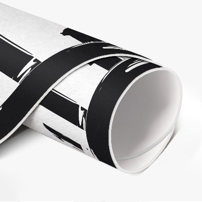 Vinyl vloerkleed rond Minimalistische moderne abstractie