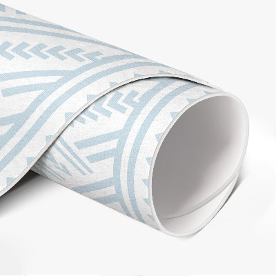 Pvc mat rond Modern visgraat modieus patroon