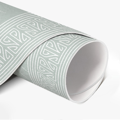 Rond pvc tapijt Vintage insecten