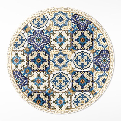 Vinyl vloerkleed rond Decoratieve vloertegels