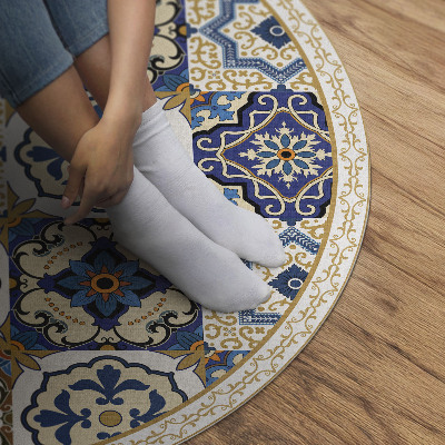 Vinyl vloerkleed rond Decoratieve vloertegels