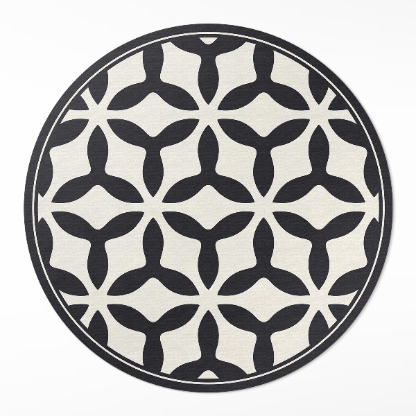 Pvc mat rond Modern geometrisch patroon