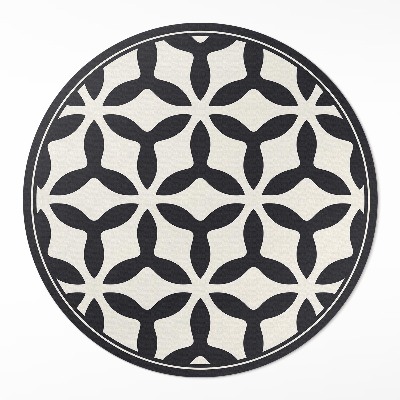 Pvc mat rond Modern geometrisch patroon