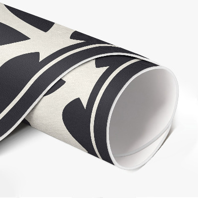 Pvc mat rond Modern geometrisch patroon