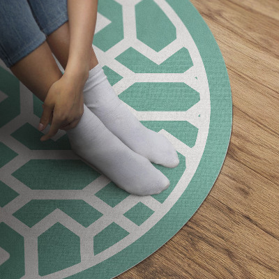 Pvc mat rond Mozaïek van onregelmatige tegels