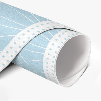 Rond pvc tapijt Fijn regelmatig patroon