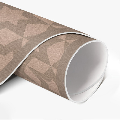 Vinyl vloerkleed rond Regelmatig sterren decoratief patroon