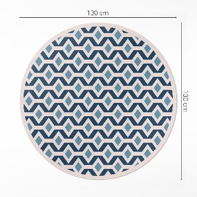 Pvc mat rond Geometrisch patroon