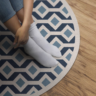 Pvc mat rond Geometrisch patroon