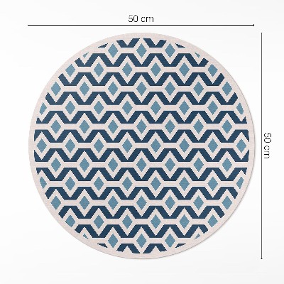 Pvc mat rond Geometrisch patroon