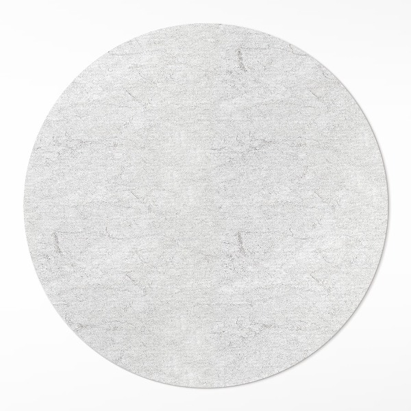 Rond pvc tapijt Betontextuur lichte steen