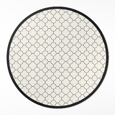 Pvc mat rond Elegant decoratief patroon