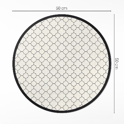 Pvc mat rond Elegant decoratief patroon