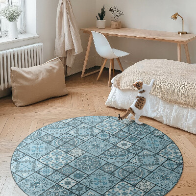 Pvc mat rond Decoratieve tegels onregelmatige mozaïek