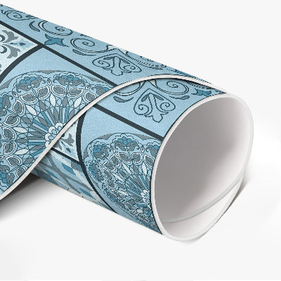 Pvc mat rond Decoratieve tegels onregelmatige mozaïek